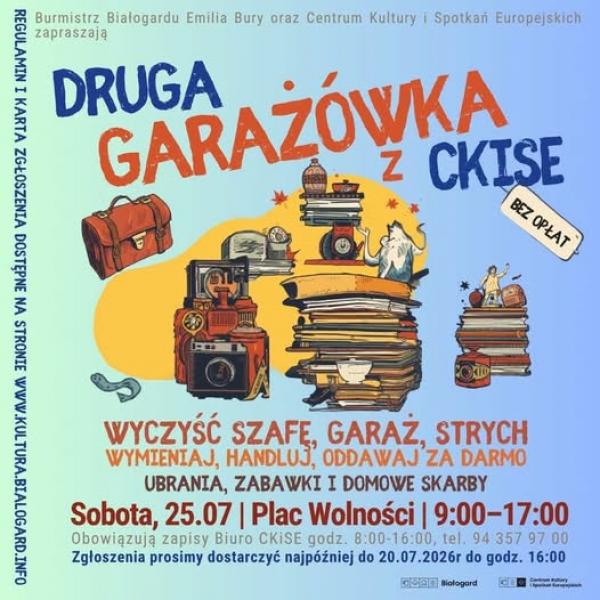 Garażówka z CKiSE już w lipcu. Trwają zapisy wystawców 